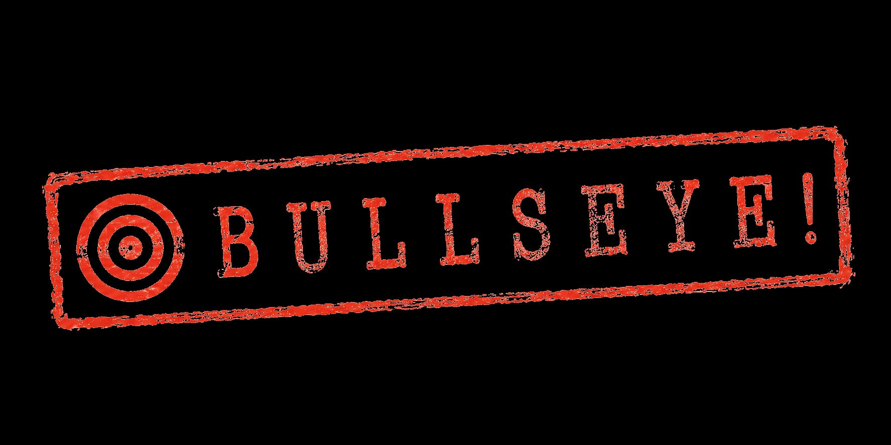 Bullseye stamp